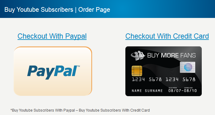 buy real youtube subscribers through paypal